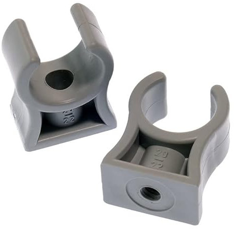 Rohrklemme RKPG 12 (25 Stück), Ø innen 12-13 mm Rohrclips Rohrhalter Kunststoff