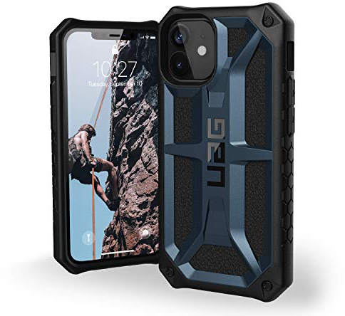 URBAN ARMOR GEAR UAG iPhone 12 Mini 5G - (5.4 inch) Rugged Lightweight Slim Shockproof Premium Monarch Protective Cover, Mallard