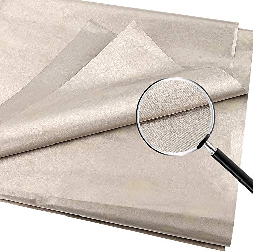 Abschirmender Faraday-Stoff, 44 Zoll B x 18 Fuß L! EMI-, RF- und RFID-Abschirmstoff, nach Militärstandards zertifiziertes Material blockiert Signale (WiFi, Mobilfunk)