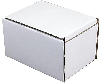 100 x White Shipping Boxes Postal Mailing Gift Wedding Packet Small Parcel Mugs Smash Boxes Cardboard(Size:15cm x 11cm x 9.5cm, 100pcs) UK Stock