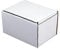 100 x White Shipping Boxes Postal Mailing Gift Wedding Packet Small Parcel Mugs Smash Boxes Cardboard(Size:15cm x 11cm x 9.5cm, 100pcs) UK Stock