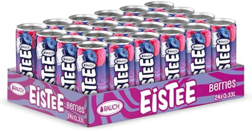 24 Dosen Rauch Eistee Berries a 0,33 L inc. EINWEG Pfand