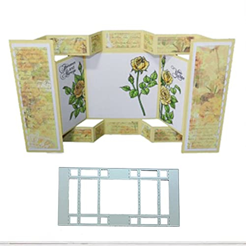 ECMQS Grußkarten DIY Stanzschablone, Scrapbooking Prägeschablonen Stanzformen Schablonen Für Scrapbooking