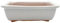 FRANCACOR Maceta TERRINA Bonsai Barro ESMALTADO Colores (21.5 X 14.5 X 7 CMS, Blanco)