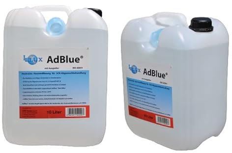 LELUX AdBlue® - Bidón de 10 litros de solución de urea según ISO22241 para tratamiento de gases de escape SCR