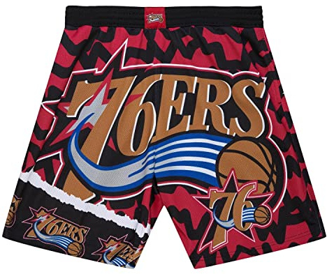 Mitchell & Ness M&N Philadelphia 76ers JUMBOTRON Basketball Shorts - M