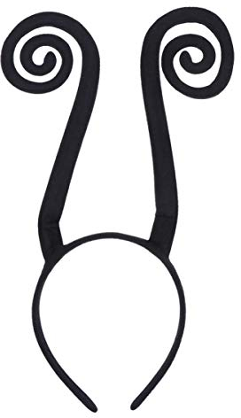 Schmetterlings- Antennen- Stirnband für Mädchen Frauen - Antennen- Stirnband Schwarzes Stirnband für Halloween- Cosplay- Kostümzubehör