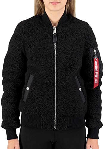 Alpha Industries MA-1 VF Teddy Wmn Bomberjacke für Damen Black
