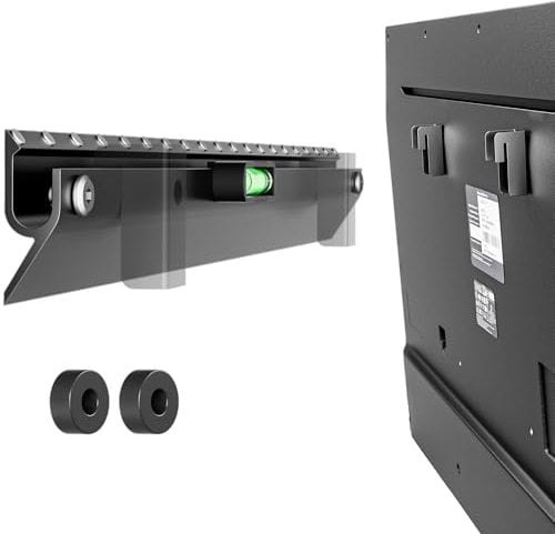 Studless TV Wall Mount for 22-55 Inch TVs, Slim No Stud TV Mount, Drywall TVs Bracket, Holds Up to 100 lbs, Max VESA 400x400mm - No Drill Easy Installation with Bubble Level