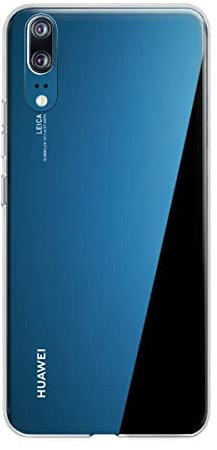 Max Power Digital Cover per Huawei P20 Custodia in Silicone Trasparente Ultra Sottile Resistente Antiurto Case Protettiva Flessibile Alloggiamento Facile da Installare (Huawei P20, Transparente)