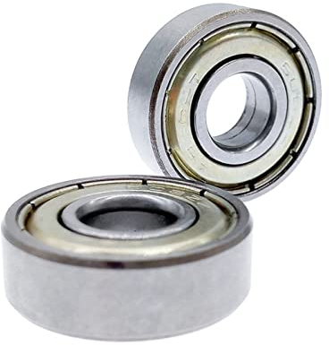 AYDYA 100 Stück Kugellager 608ZZ Double Shielded Miniatur-Kohlenstoffstahl Single Row Deep Groove 608 for Fidget Spinner 8 * 22 * ​​7 mm