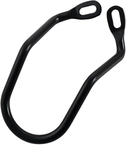 Rear Derailleur Protector, Steel Bicycle Derailleur Guard, Bike Rear Derailleur Hanger Rear Gear Protector Chain Stay Guard for Bicycle Mountain Road Cycling, Black, 150 mm