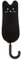 Balvi Paraguas Meowmbrella Color Negro Incluye Funda Neopreno en Forma de Gato. Nylon