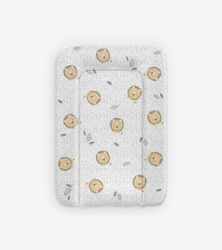 Wickelauflage 50x70 Wickelunterlage Abwaschbar für Wickelkommode Wasserdicht Wickeltisch Zubehör Wickeltischauflage Löwe Baby Changing Mat