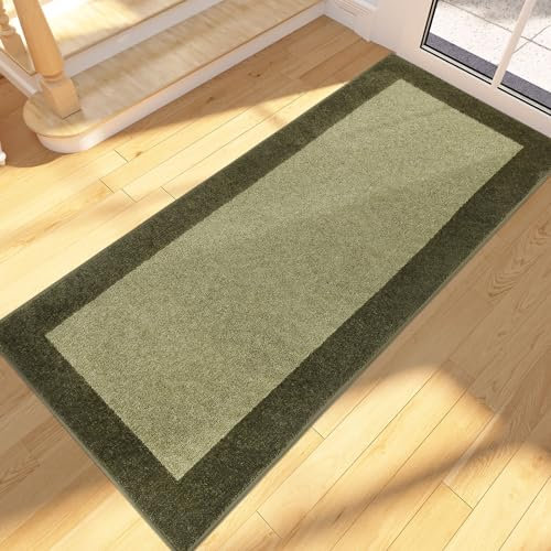 FCSDETAIL Schmutzfangmatte Innen 60 x 180 cm, rutschfeste Fußmatte, waschbar Fussmatte, Läufer Teppich für Hund, Eingang, Küchen & Flur