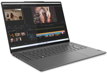 Lenovo Yoga Pro 7 14IRH8 Ordinateur Portable 14.5, Intel i5-13500H, 16Gb Ram, 512Gb Ssd, 2.5K WQXGA, Windows 11 Home, Grau, Tastatur Qwertz Deutsch