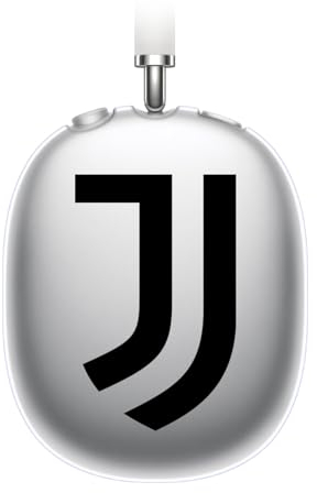 Head Case Designs Offizielle Juventus Football Club Einfarbig Logo Soft Gel Handyhülle Hülle kompatibel mit Apple AirPods Max