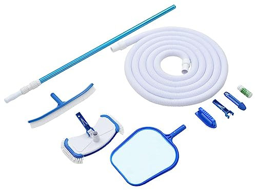 AUUIJKJF Pool & Spa Kit d'entretien de piscine 9 pièces Maison et jardin
