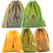RDNKVB 5pcs Sac à cordon étanche sac à cordon sac de rangement de bagagessac à linge sale pour enfantssac à cosmétiquessac de rangement avec cordon de serrage