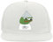 Atspauda Pepe Hut aus Zinnfolie Illuminati Conspiracy Theorist Meme Snapback Flat Visor Baumwollmischung Cap Weiß, weiß, Einheitsgröße