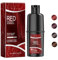 Mikabila (Red)100ml Shampoo für Rot Haar,Instant Hair Shampoo Haarfarbe Shampoo für Rot Haar,Natural Hair Dye Shampoo,Natürliche Rot Haarfarbe Shampoo 3 in 1 für Männer & Frauen