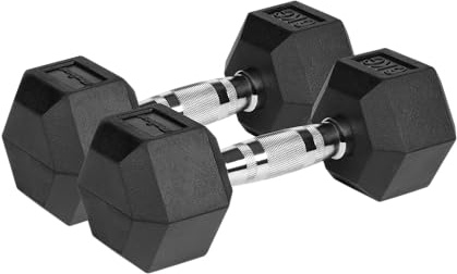 Rebel Hanteln Gusseisen Gummierte HEX 2x6kg RBA-2325-06