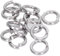 Lock Washers, 150Pcs Spring Lock Washers Washers for Screws Assorted Washers Split Square Section Assortment Tool A2 Marine Grade Stainless Steel (M6)