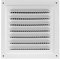 Pyuyan Rejilla de Ventilación, 20 x 20 cm, Ranuras de Ventilación Cuadradas, para Baño, Oficina, Cocina, con Mosquitera
