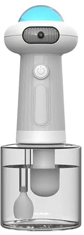 Seifenblasenmaschine für Haustiere, sanftes Aufschäumen, ABS, ideal für Hunde und Katzen, wiederaufladbar, Seifenspender, wassersparend, Shampoo-Maschine