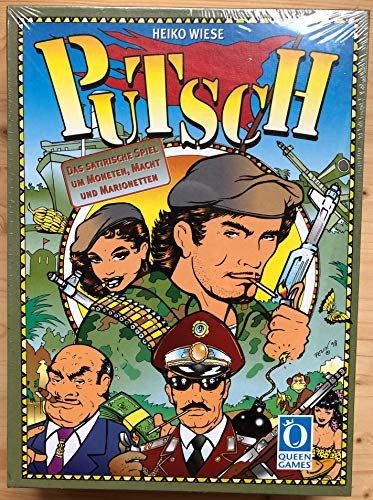 Queen Games - Putsch: Strategisches Brettspiel für 3-6 Spieler ab 16 Jahren