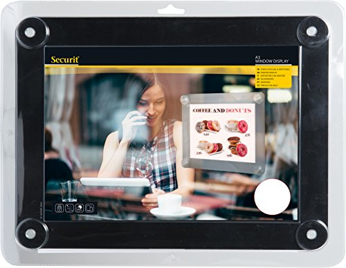 Securit Cadre fenêtre A3 noir