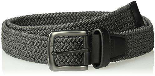 Nike Herren G-Flex Golfgürtel, gewebt, Stretch Gürtel, anthrazit, 32
