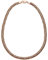 7mm ovale Königskette Halskette Halsschmuck 925 Silber Rotgold vergoldet 45cm