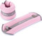 Gymtek Knöchelgewicht - Verstellbares Gewichte-Set am Knöchel - Handgelenkriemen am Handgelenk – Gewichtsmanschetten - Fuß-/Handgelenkgewicht Manschetten - 2x0,75kg - Rosa