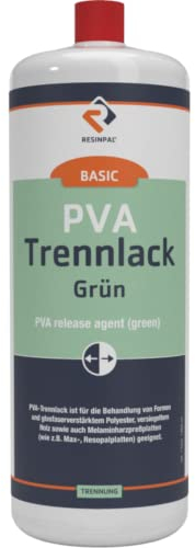 PVA-Trennlack RESINPAL | 1000 ml Trenmittel | Trennmittel Epoxidharz, Gießharz und Polyesterharz | Formentrennmittel für GFK und geschlossenporige Oberflächen | Hochkonzentriert und sehr ergiebig |