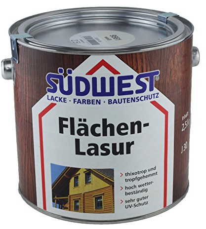 Südwest Kiefer Flächenlasur (2,5 Liter, Polyurethan, Satin)