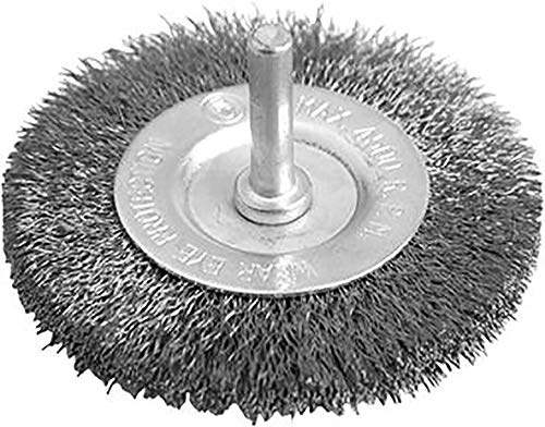 Unbekannt – 100 mm Stahldraht rund Pinsel dick gewellt Fortis