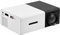 Garsent Mini Proiettore LED,proiettore Video 1080P Portatile con USB/TF/AV/Ingresso HDMI 1500lm Proiettore Home Cinema Speaker Incorporato per iPhone iPad Smartphone TV Xbox PC.(YG 300 Nero)