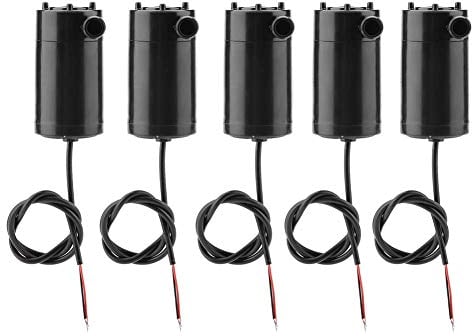DollaTek 5Pcs Mini Wasserpumpe, Motorpumpe Wasserpumpen DC 3V 5V Micro Mini-Tauchpumpe oder Aquarium-Aquarium, Micro-Motorpumpe Wasserpumpen