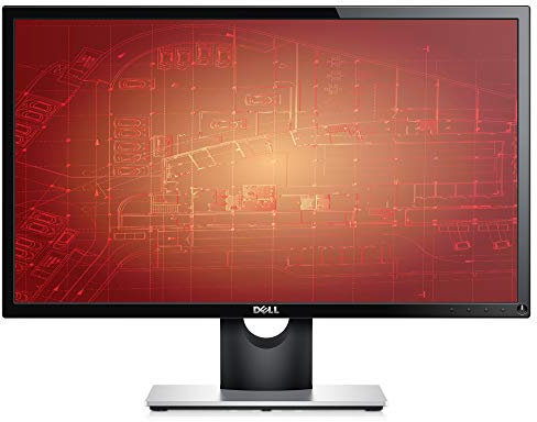 DELL, Monitor Pc SE2416H da 24 Pollici, Schermo LCD Full HD, Risoluzione 1920x1080 Pixel, Retroilluminazione a LED, VGA DVI Inclinazione regolabile (Ricondizionato)
