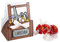 Herz & Heim® Handwerker-Geschenk gebastelter Werkzeugkasten mit 3 Lindt Lindor Kugeln mit Wunschnamen personalisiert