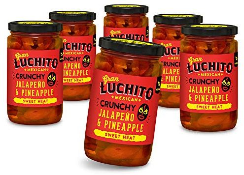 Gran Luchito Mexikanische rote Jalapeño und Ananas 215g (6er-Pack)