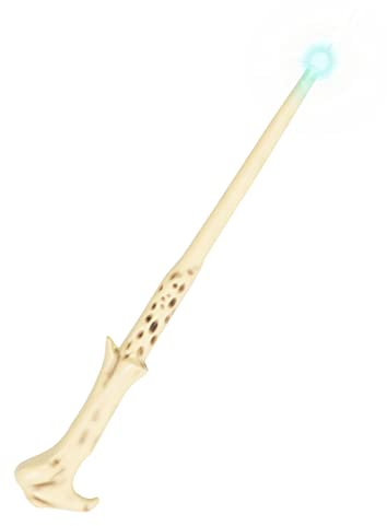 Funidelia | Baguette Voldemort Lumineuse 100% Officielle pour Femme et Homme Méchants, Magiciens, Films et Cinéma, Poudlard - Couleur: Marron, Accessoire pour déguisement