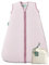 molis&co - Baby Schlafsack ärmellos - Ideal für Frühling und Herbst - Babyschlafsack 1 tog ohne Ärmel - Leicht gepolstert - 100% Baumwolle (Oeko-TEX 100), Premium Qualität - Vichy Pink (95 cm)