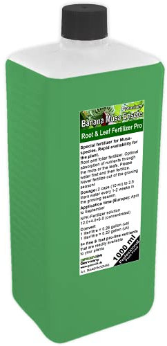 GREEN24 Engrais pour bananiers Engrais pour Musa Engrais HIGHTECH Fertilisation de bananiers 1000 ml.