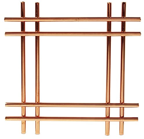 Vision4ever Cross Copper Kitchen Worktop Trivet Surface Protector Hot Pan Pot Stand Holder