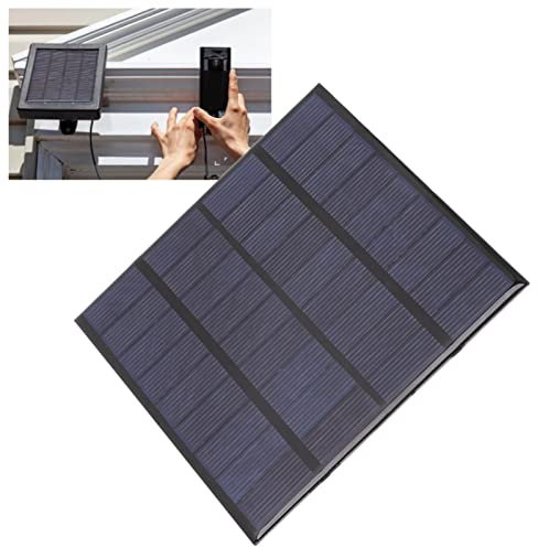 Mini Panneau Solaire 2 W, Chargeur Solaire éTanche 9 V avec RéSistant aux Rayures, Chargeur Solaire de Batterie Rechargeable pour TéLéPhones Mobiles, Batterie Externe, Lampes de Camping