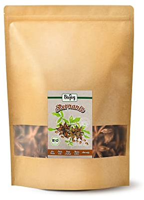 Biojoy BIO-Sternanis ganz (1 kg), Sternanis-Kapseln, Sternanis-Tee (Illicium verum)