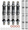 RXZIXYL Metall 70mm 80mm 90mm 100mm 110mm 120mm Stoßdämpfer Öldämpfer für 1/10 RC Crawler Auto Axial SCX10 AXI03007 RBX10 D90 TRX4 (Black 70mm)