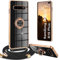 Yutwo Handykette Samsung Galaxy S10 Plus Hülle mit Band, Handyhülle Samsung Galaxy S10 Plus mit Band Kette Ständer Stoßfeste Schutzhülle Samsung Galaxy S10 Plus mit Band, Schwarz
